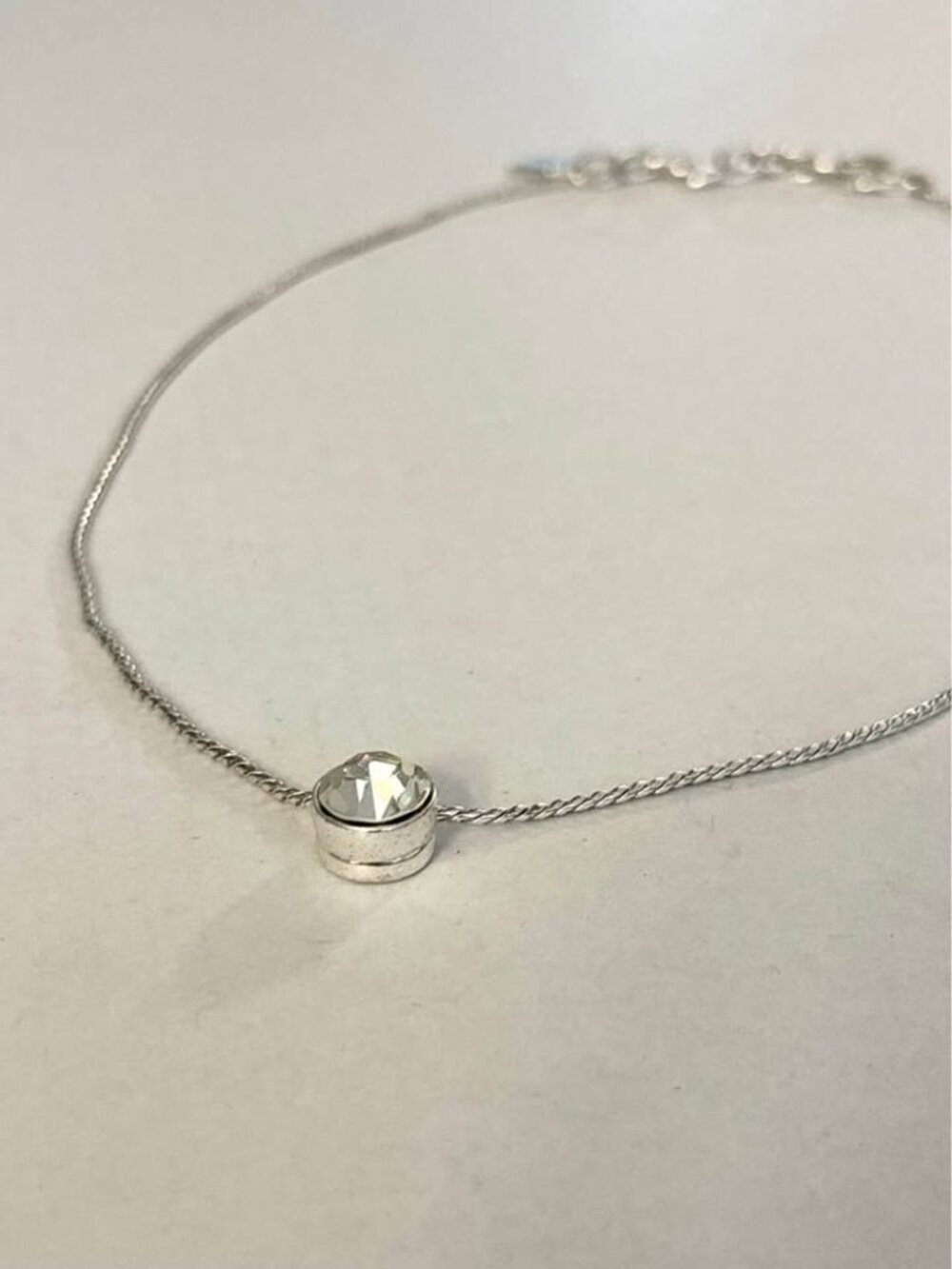 Jones New York (JNY) Crystal Pendant Necklace – Minimalist Jewelry - Picture 4 of 9